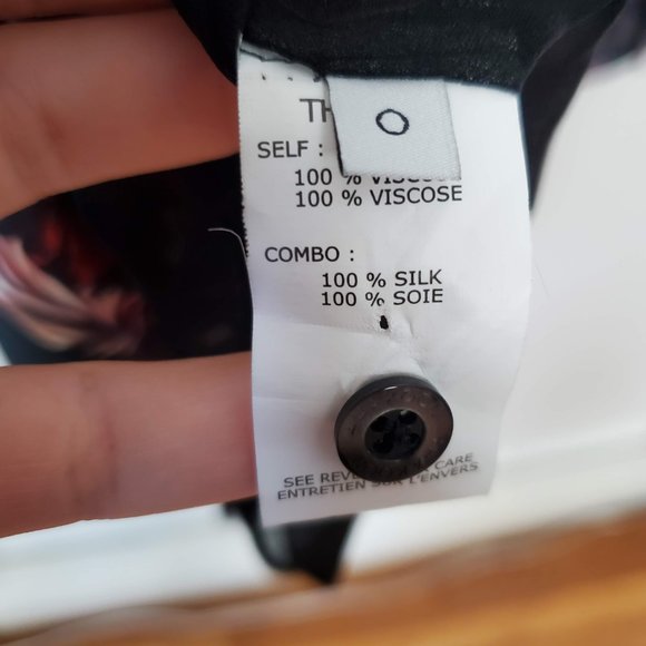 Thakoon Addition Silk Floral Long Sleeve Dress / 0 - Picture 8 of 10